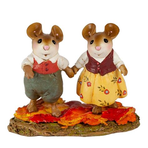 Wee forest folk - Welcome Home! BB-2. $118. Brother Bear is home! Carpet bag in tow, he is greeted with the warm arms of family. There's no better place to be! Sculpted by Annette Petersen, the founder of Wee Forest Folk. 2.25" x 3". Quantity. 